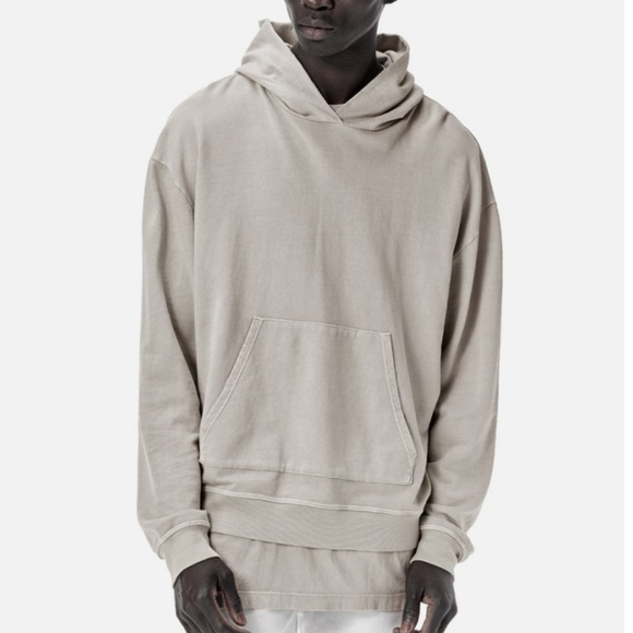 clay color hoodie